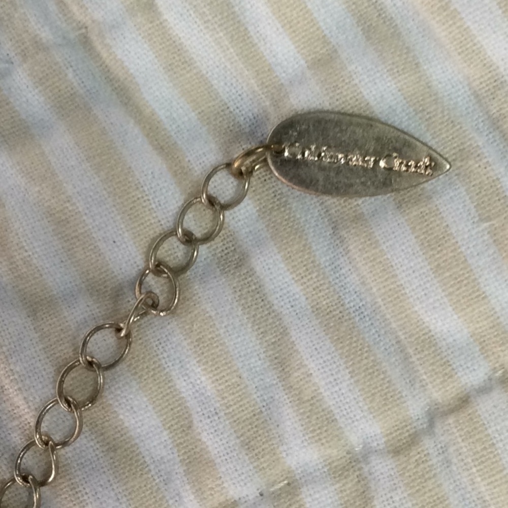 Coldwater Creek tiered necklace in silver - Picture 4 of 4